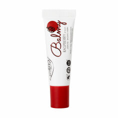 Акція на Бальзам для губ PuroBio Cosmetics Balmy Lip Balm Raspberry, 10 мл від Eva