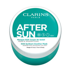 Акція на Заспокійлива маска після засмаги для обличчя і тіла Clarins After Sun SOS Sunburn Soother Mask, 100 мл від Eva