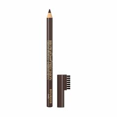 Акція на Олівець для брів Bourjois Brow Reveal Precision Eyebrow Pencil зі щіточкою 004 Dark Brunette, 1.4 г від Eva