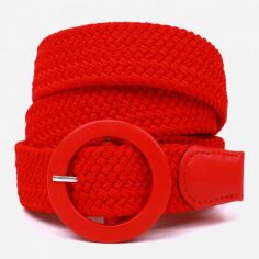 Акция на Ремінь жіночий тканинний Vintage leather-20817 100см Червоний от Rozetka