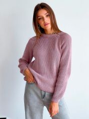 Акція на Джемпер жіночий ARTKNIT Cotton 7 S/M Рожевий від Rozetka