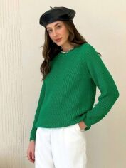 Акція на Джемпер жіночий ARTKNIT Cotton S/M Трав'яний від Rozetka