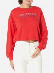 Акция на Світшот жіночий Tommy Hilfiger 329666377 XL Червоний з принтом от Rozetka