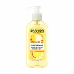 Акция на Очищувальний гель для вмивання Garnier Naturals Vitamin C Cleansing Gel з вітаміном С, для тьмяної шкіри обличчя, 200 мл от Eva