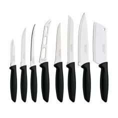 Акция на Набір ножів Tramontina Plenus Black, 8 предметів (23498/032) от Eva