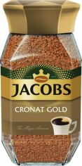 Акция на Кава розчинна Jacobs Cronat Gold 200 г от Rozetka