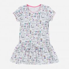 Акція на Дитяче літнє плаття для дівчинки ЛяЛя 15СК117 (2-427) 98 см Синій меланж від Rozetka