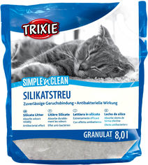 Акція на Наполнитель для кошачьего туалета Trixie SimplenClean Силикагелевый впитывающий 3.6 кг 8 л (4047974040201) від Rozetka UA