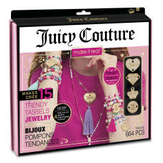 Акция на Набір для створення шарм-браслетів Make it Real Juicy Couture Модні прикраси з китицями (MR4415) от Будинок іграшок