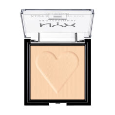 Акція на Компактна матувальна пудра для обличчя NYX Professional Makeup Can't Stop Won't Stop Mattifying Powder 02 Light, 6 г від Eva