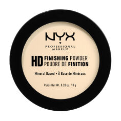 Акція на Фіксувальна пудра для обличчя NYX Professional Makeup HD Finishing Powder 02 Banana, 8 г від Eva