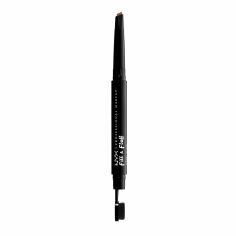Акция на Олівець-помада для брів NYX Professional Makeup Fill and Fluff Eyebrow Pomade Pencil, 02 Taupe, 0.2 г от Eva