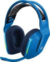 Акція на Навушники Logitech Lightspeed Wireless RGB Gaming Headset G733 Blue (981-000943) від Rozetka