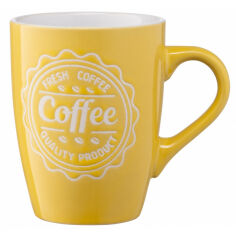 Акція на Чашка Ardesto Coffee 330 мл Yellow (AR3469Y) від Comfy UA