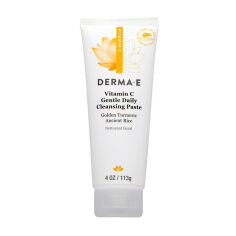 Акція на Ніжна щоденна очищувальна паста для обличчя Derma E Vitamin C Gentle Daily Cleansing Paste, 113 г від Eva