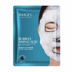 Акція на Бульбашкова тканинна маска для обличчя Images з амінокислотами, 25 г від Eva