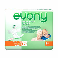 Акція на Підгузки для дорослих Evony 3 Large, 30 шт від Eva