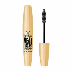 Акция на Туш для вій Dermacol Mega Lashes Mascara Cупер об'єм з панорамним ефектом, чорна, 13 мл от Eva