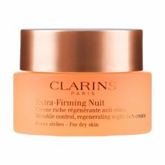 Акція на Нічний крем для обличчя Clarins Extra-Firming Night Rich Cream For Dry Skin, 50 мл від Eva