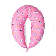 Акция на Подушка для беременных и кормления 8329 Print Line 17-0528 Bunnies pink MirSon от Podushka