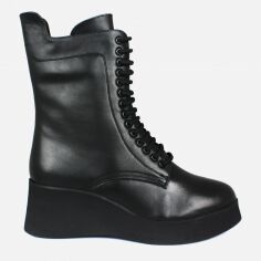 Акція на Жіночі зимові черевики високі Big Rope BZ222-14M-A 35 22.5 см Чорні від Rozetka