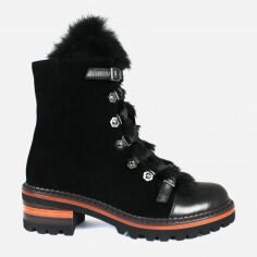 Акція на Жіночі зимові черевики високі Blizzarini Y906-6-301 37 23.8 см Чорні від Rozetka
