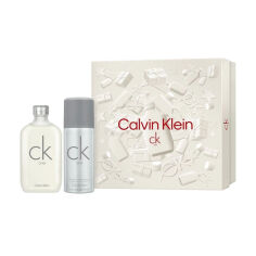 Акция на Парфумований набір унісекс Calvin Klein CK One (туалетна вода, 100 мл + дезодорант-спрей, 150 мл) от Eva