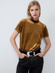 Акція на Блузка жіноча Zara XAZ239279RFXJ S Коричнева від Rozetka