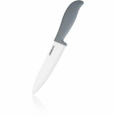 Акция на Нож керамический поварской Ardesto Fresh 27.5 см серый (AR2127CG) от MOYO