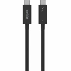 Акция на Кабель Belkin THUNDERBOLT 4 40Gbps 100W 2m Black (INZ002BT2MBK) от MOYO