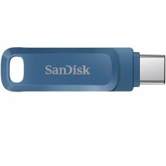 Акция на Накопитель SanDisk 64GB USB-Type C Ultra Dual Drive Go Navy Blue (SDDDC3-064G-G46NB) от MOYO