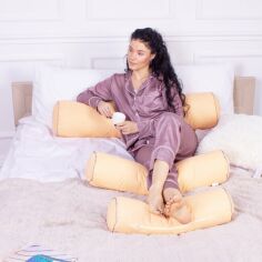 Акція на Подушка-валик MirSon №8388 Naturale Line 13-1027 Colombo Tencel 100х16 см від Rozetka