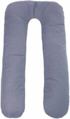 Акція на Подушка для вагітних і відпочинку MirSon №8592 Eco Line Gray спрощена U-подібна від Rozetka