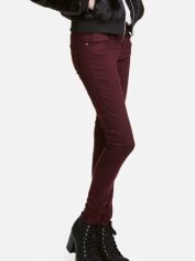 Акція на Джинси Skinny жіночі H&M XAZ054812SRMR 34 Бордові від Rozetka