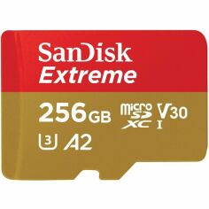 Акция на Карта памяти SanDisk microSD  256GB C10 UHS-I U3 R190/W130MB/s (SDSQXAV-256G-GN6MA) от MOYO