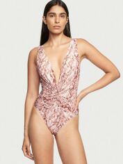 Акція на Суцільний купальник жіночий Victoria's Secret 208210801 S Коричневий від Rozetka