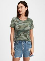 Акція на Футболка жіноча GAP 671769678 XS XS Камуфляжна від Rozetka