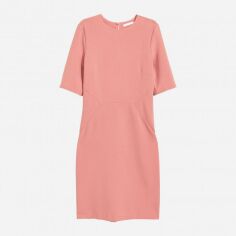 Акція на Сукня-футболка коротка жіноча H&M 0429942-03 32 Темно-рожева від Rozetka
