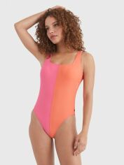 Акція на Суцільний купальник жіночий Tommy Hilfiger 365319730 L Рожевий/Помаранчевий від Rozetka
