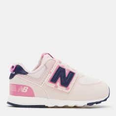 Акция на Дитячі кросівки для дівчинки New Balance NW574SP 26 (9) Рожеві от Rozetka