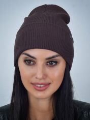 Акція на Шапка жіноча Malisa Рів'єра ML4269 54-58 Шоколад від Rozetka