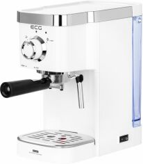 Акція на Кавоварка рожкова ECG ESP 20301 White від Rozetka