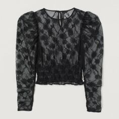Акція на Топ жіночий H&M 0888455 36 Чорний від Rozetka