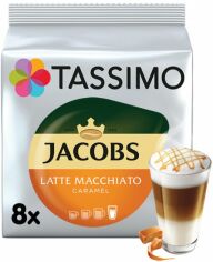 Акция на Кава мелена в капсулах Tassimo Jacobs Latte Macchiato Caramel 268 г от Rozetka