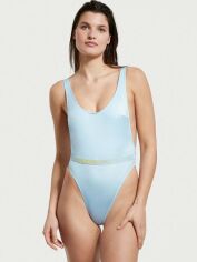Акція на Суцільний купальник жіночий Victoria's Secret 175015470 M Синій від Rozetka