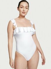 Акція на Суцільний купальник жіночий Victoria's Secret 58645205 L Білий від Rozetka