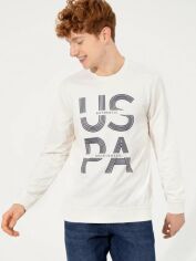Акція на Світшот чоловічий U.S. Polo Assn G081SZ082-000-1499765 XL Екрю від Rozetka
