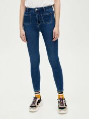 Акция на Джинси Skinny жіночі Pull & Bear XAZ220445QKUR 42/32 Сині от Rozetka