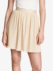 Акція на Спідниця H&M XAZ016939KOXJ 42 Бежева з сріблястим від Rozetka