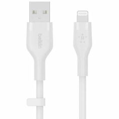 Акция на Кабель Belkin USB-A - Lightning, 3m, PVC, white (CAA008BT3MWH) от MOYO